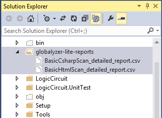 Lite-relevant files in Visual Studio